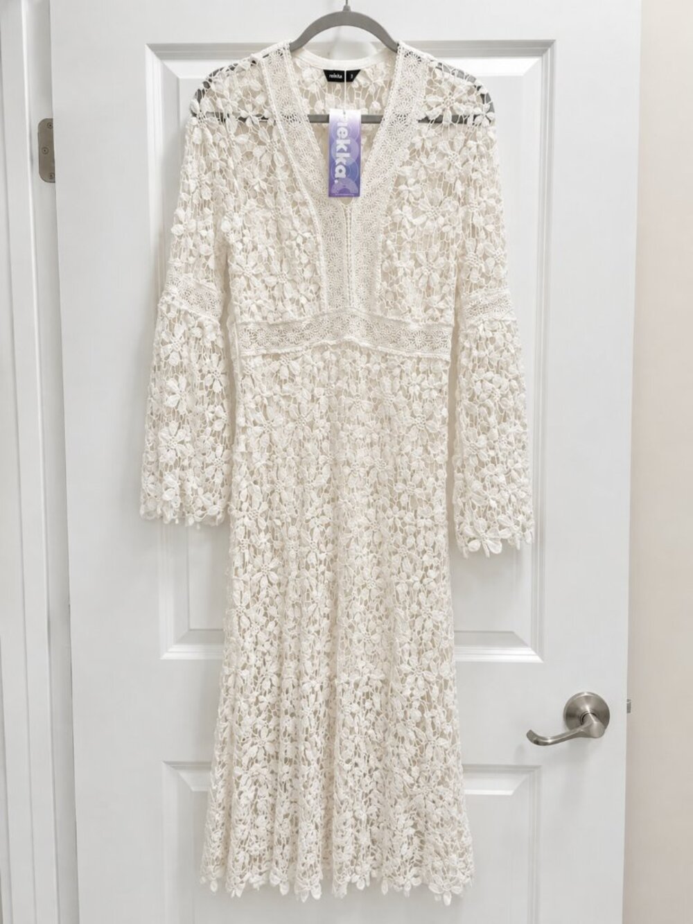 Hekka Crochet Boho Dress Wedding Dress Baby Shower Festival Engagement